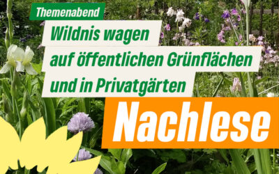 Wildnis wagen auf öffentlichen Grünflächen und in Privatgärten